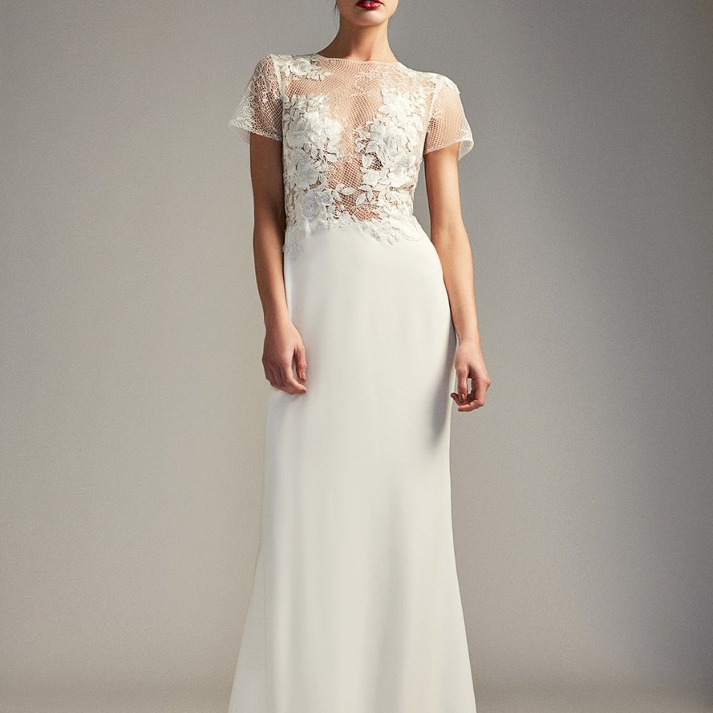 Tadashi Shoji Modern Tanya Wedding